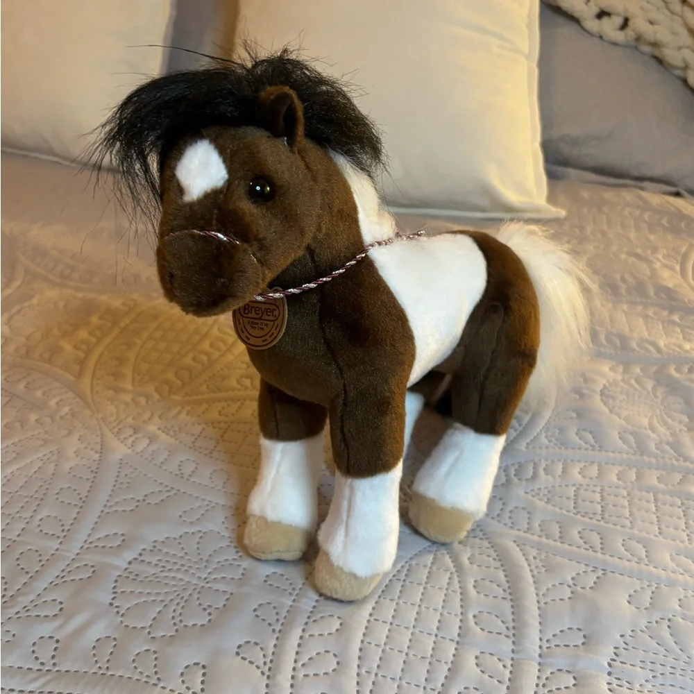 Breyers Brown and‎ White Plush Horse Toy